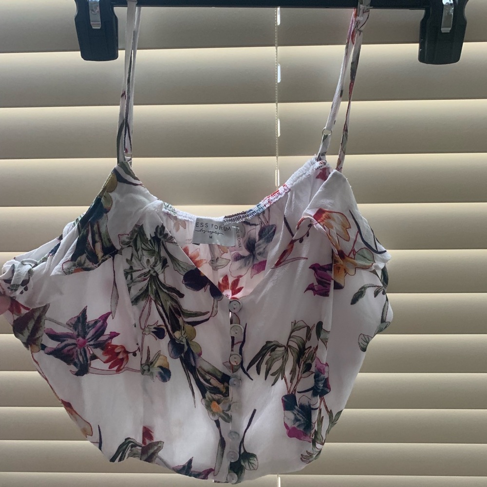 Floral crop top